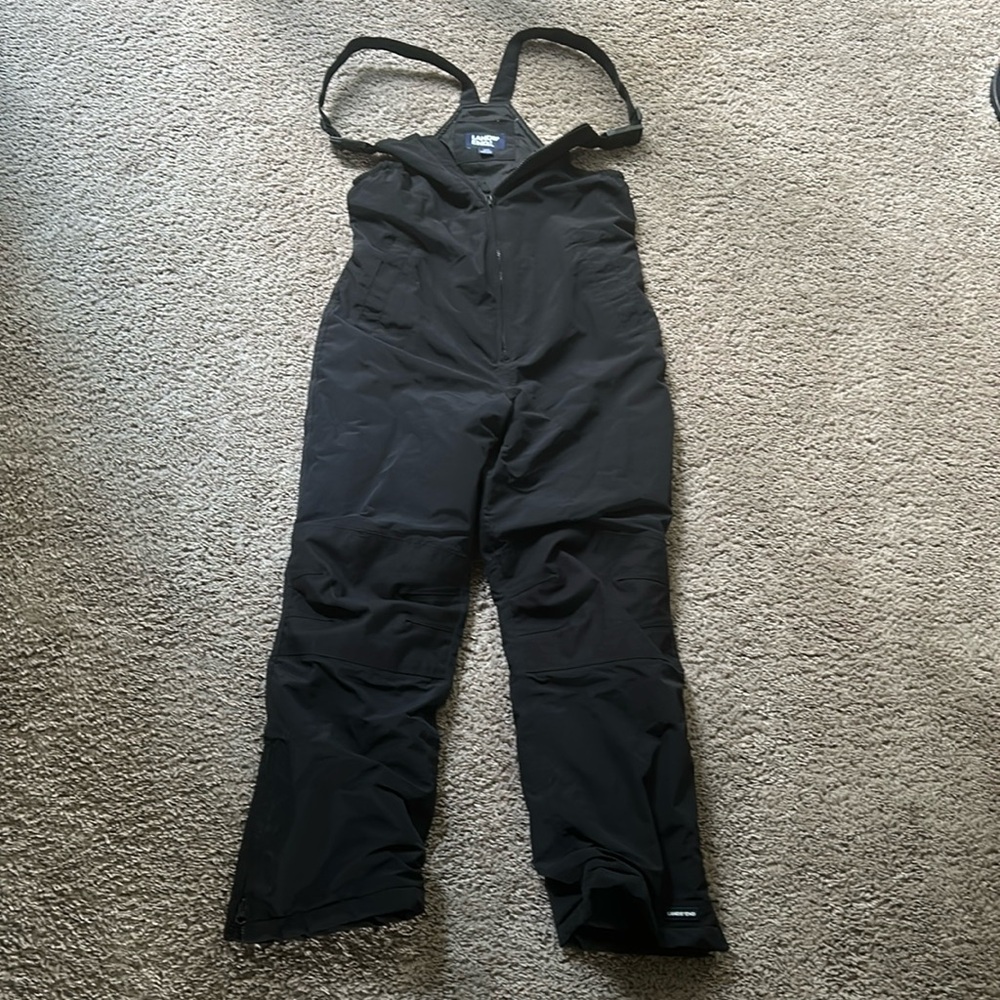 LANDS END Boys/Girls Waterproof Ski/Snowpant 12 Husky
